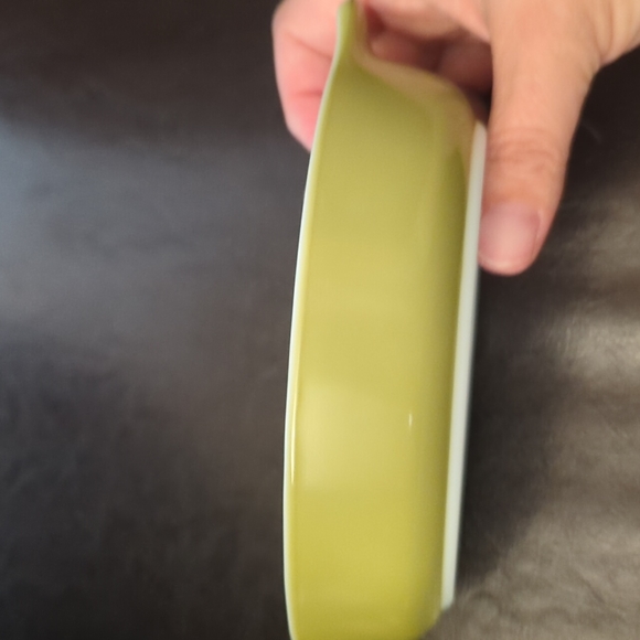 PYREX #700 10 oz. OVAL Mini Individual Au Gratin Baking Dish Avocado GREEN - Picture 6 of 6